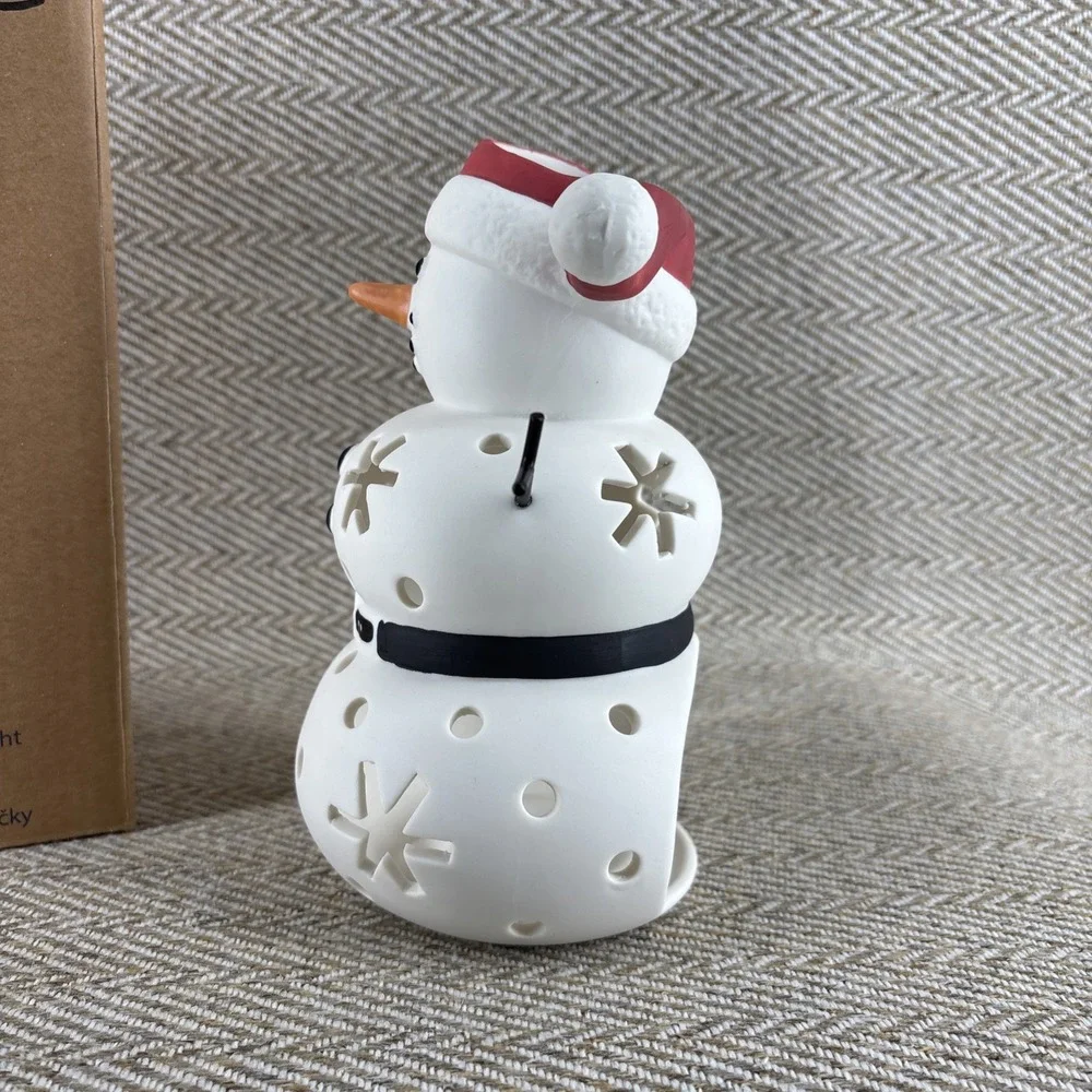 PartyLite santa snow